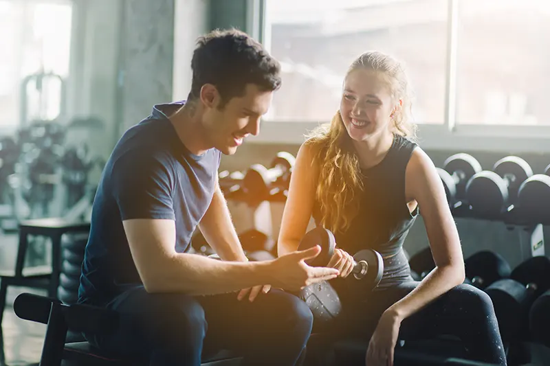 Les rencontres en salle de sport